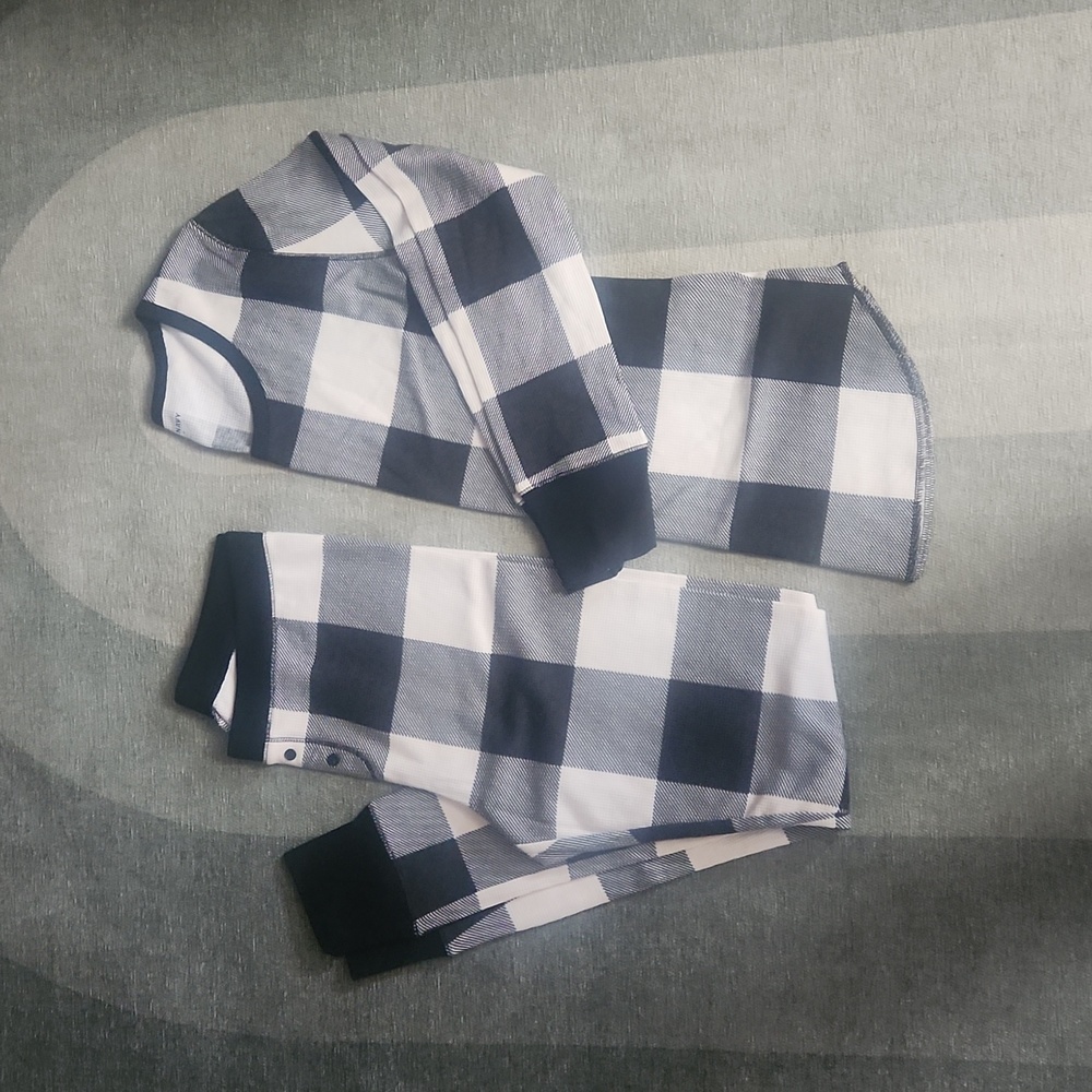 Plaid PJ set